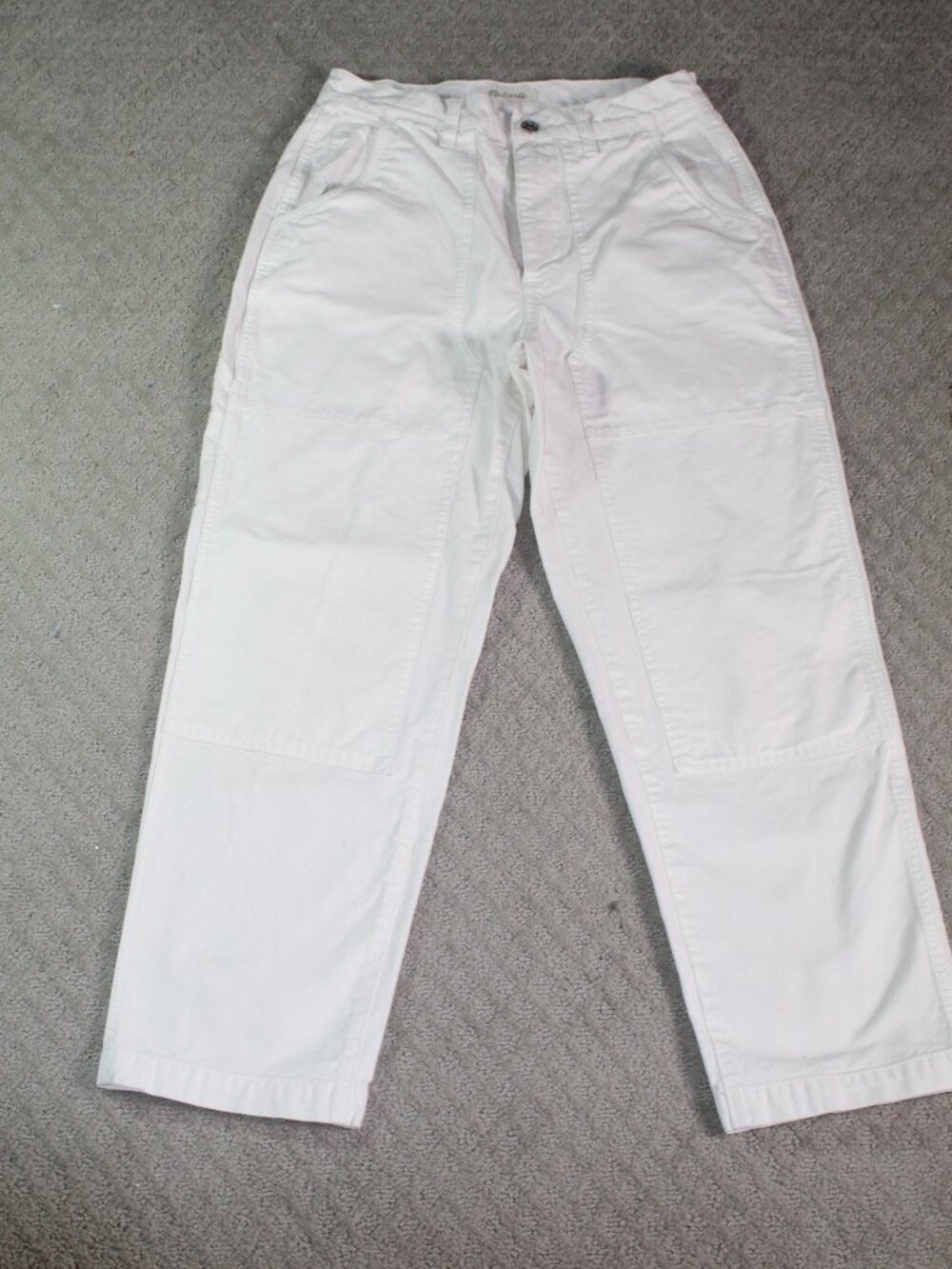 Madewell Size 29 Cream Perfect Vintage Straight Jeans